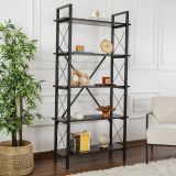 Libreria fissa nera 90x180h cm - Suriel