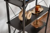 Libreria fissa nera 90x180h cm - Suriel
