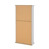 Libreria grande bianca 96x200h cm - Aragon
