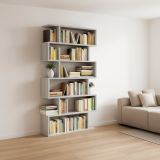 Libreria in legno cemento 80x192h cm - Ataman