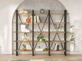 Libreria larga quercia 219x180h cm - Altano