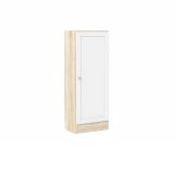 Libreria Marrone Quercia Bianco Cassetti 2 Ripiani 41x28x107h cm, - Amedee