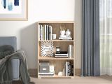 Libreria Marrone Rovere 2 Ripiani Installazione a Terra 70x24.5x107.5h cm, Sfumatura Colore Struttura Rovere - Moiano