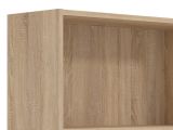 Libreria Marrone Rovere 5 Ripiani Installazione a Terra 70x24.5x211.5h cm, Sfumatura Colore Struttura Rovere - Pramollo