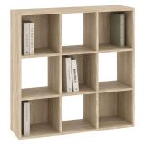 Libreria Marrone Rovere 6 Ripiani Installazione a Terra 91x30x91h cm, Struttura Verticale - Liga