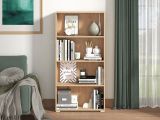 Libreria Marrone Rovere Nodi 3 Ripiani Installazione a Terra 70x24.5x142h cm, Sfumatura Colore Struttura Rovere Nodi - Prisco
