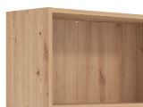 Libreria Marrone Rovere Nodi 4 Ripiani Installazione a Terra 70x24.5x176.5h cm, Sfumatura Colore Struttura Rovere Nodi - Urgnano