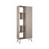 Libreria minimal beige 79x190h cm - Lince