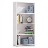 Libreria moderna bianca 60x130h cm - Aky