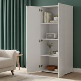 Libreria moderna bianca 70x140h cm - Donatella