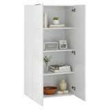 Libreria moderna bianca 70x140h cm - Donatella