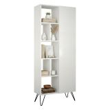 Libreria moderna bianca 79x190h cm - Lince