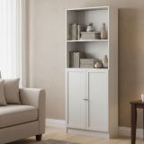 Libreria moderna bianca 79x203h cm - Michel