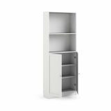 Libreria moderna bianca 79x203h cm - Michel