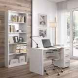 Libreria moderna bianca 80x201h cm - Abla