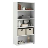 Libreria moderna bianca 89x186h cm - Apice