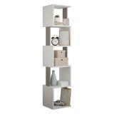 Libreria moderna bianca e tortora 35x161h cm - Nada