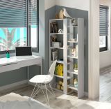 Libreria moderna bianca lucida 78x162h cm - Ersilia