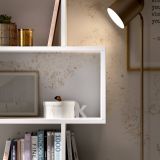 Libreria moderna bianca lucida 80x190h cm - As