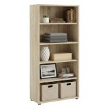 Libreria moderna quercia 89x186h cm - Apice