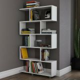 Libreria salvaspazio bianca 90x156h cm - Severa