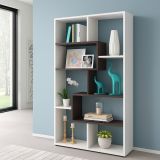 Libreria salvaspazio bianca e ossido 80x180h cm - Arconnor