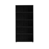 Libreria salvaspazio nera 89x186h cm - Apice