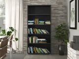Libreria salvaspazio nera 89x186h cm - Apice