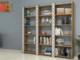 Libreria salvaspazio noce e bianca 184x170h cm - Vele