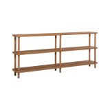 Libreria salvaspazio quercia 180x74h cm - Fulgence