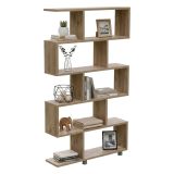 Libreria salvaspazio quercia 90x156h cm - Severa
