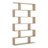 Libreria salvaspazio rovere 80x190h cm - As