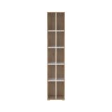 Libreria salvaspazio rovere e bianca 40x204h cm - Erevan