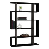 Libreria verticale antracite e beige 110x161h cm - Agamermis