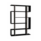 Libreria verticale antracite e beige 110x161h cm - Agamermis