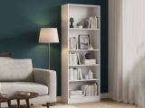Libreria verticale bianca 79x203h cm - Abelarda