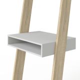 Libreria verticale bianca e quercia 65x180h cm - Aviv