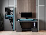 Libreria verticale nera 71x184h cm - Avena