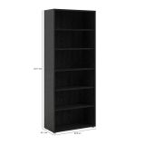 Libreria verticale nera 89x221h cm - Armon