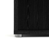 Libreria verticale nera 89x221h cm - Armon