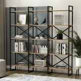 Libreria verticale quercia 170x175h cm - Gauro