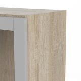 Libreria verticale quercia e bianca 40x203h cm - Greg
