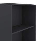 Libreria verticale rovere e grigia 79x204h cm - Arancio