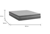 Materasso comfort assoluto matrimoniale 160x190 in Memory Foam sfoderabile - Amomali
