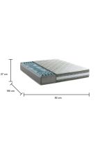 Materasso equilibrio perfetto singolo 80x190 in Memory Foam sfoderabile - Aksi