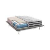 Materasso ipoallergenico piazza e mezza 120x190 in Memory Foam sfoderabile - Cesarina
