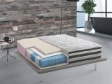 Materasso ipoallergenico piazza e mezza 120x190 in Memory Foam sfoderabile - Cesarina