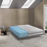 Materasso matrimoniale Sveva, Materasso sfoderabile in Memory Foam e Waterfoam, 100% Made in Italy, Anti acaro e Anallergico, Cm 160x200h21