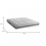 Materasso sensazione delicata matrimoniale 160x190 in Memory Foam sfoderabile - Aghi