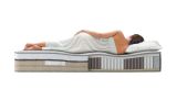 Materasso Singolo Bianco Grado Rigidità 8-10 Misura Rete Compatibile 80x190 cm 190x80x25h cm, Singolo Made in Italy - Palafea